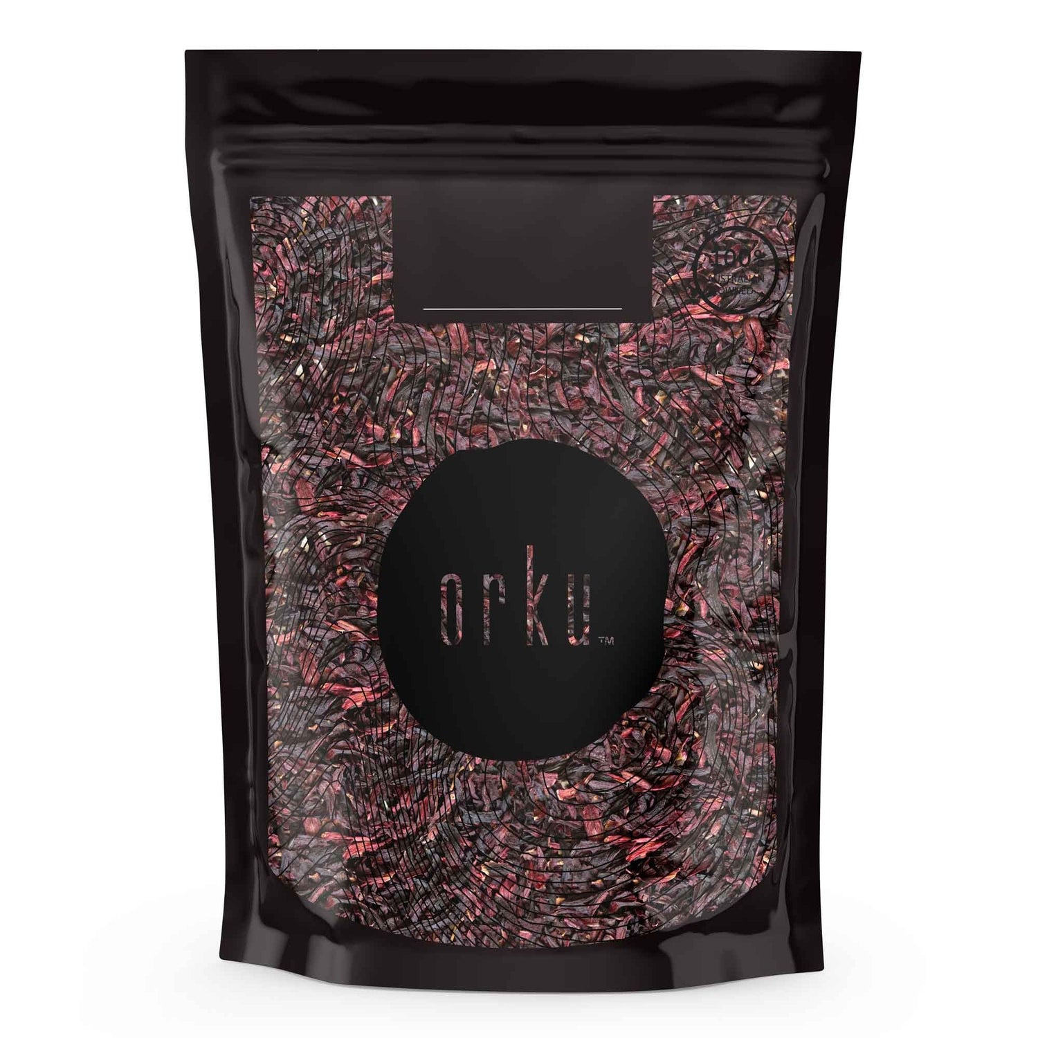 25g Organic Hibiscus Rosella Flower Crushed - Dried Herbal Tea Supplement