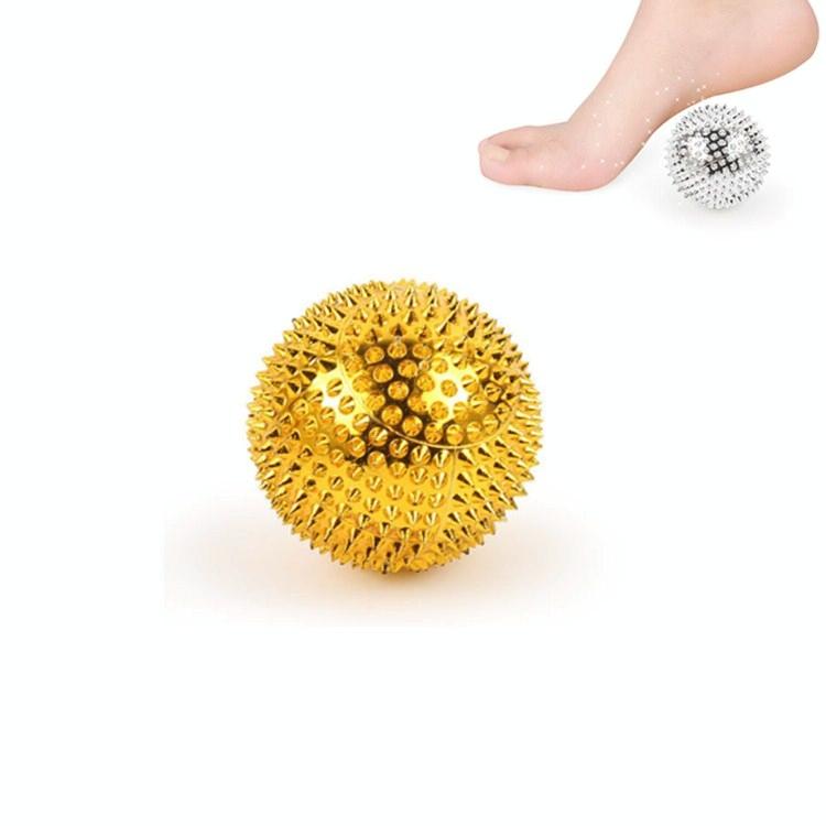 5.6Cm Magnetic Massage Ball For Muscle Relaxation - Gold